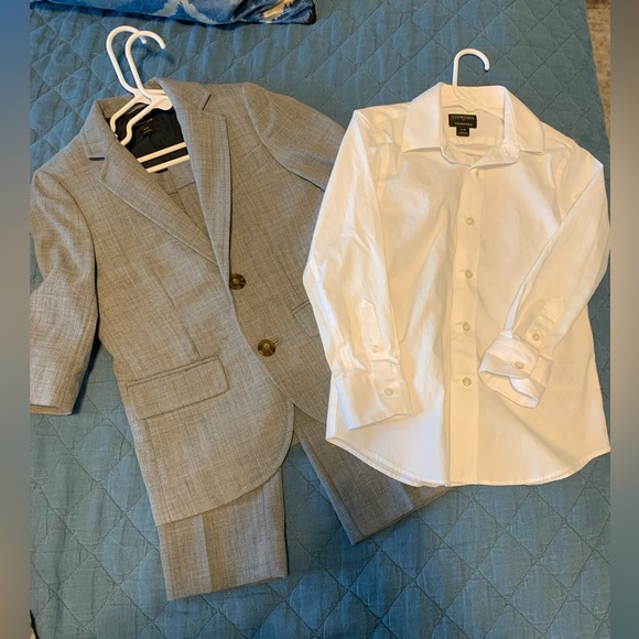 Crewcuts Thompson Grey Wool Suit Set - Picture 2 of 10